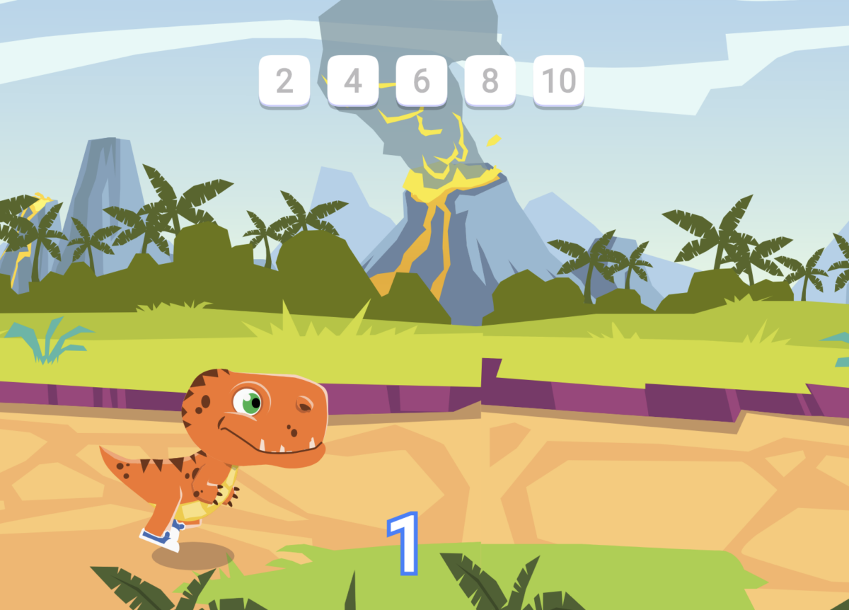 Draco's number dash game on ABCmouse.com fun math game. 